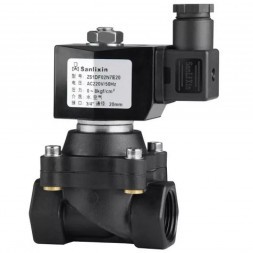 Соленоидный вентиль прямого действия SANLIXIN ¾ &quot; NC (ZS1DF02N7E20, plastic, 0-8 bar, 220V)