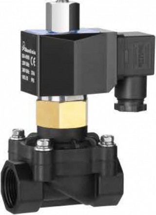 Соленоидный вентиль прямого действия SANLIXIN ¾ &quot; NO (ZS2DF02N7E20, plastic, 0-5 bar, 220V)