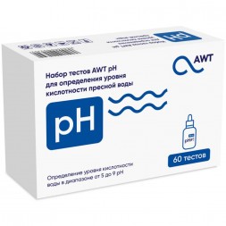 AWT Тест-набор Ph (кислотность от 5 до 9 pH. 60 тестов)