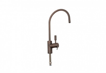 Кран 7,5 см с керамическим переключателем - silver (F-09-2BC-L-R)