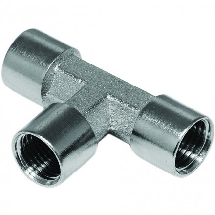 Фитинг тройник 1/4&quot;-1/4&quot;-1/4&quot;*1/4&quot; 704.0263 (для компресора JP-40C)