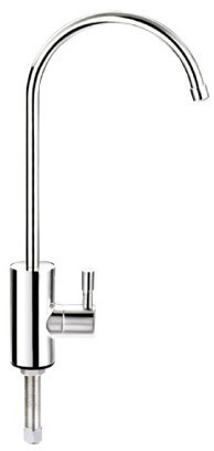 Кран 7,5 см с керамическим переключателем - silver (F-09-2BC-L)