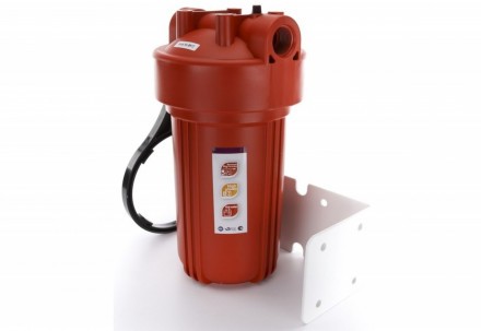 Корпус для горячей воды Big Blue 10&quot; PS907-BK1-PR ( кронштейн, ключ)