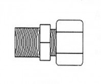 Фитинг JС 10-4-8 Aquapro Переходник 1/4&quot;X1/2&quot; (резьба)