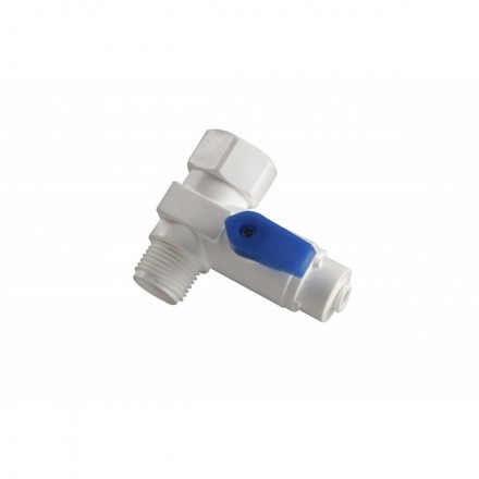 PVC-T - образный шаровый вентель  1/4&quot;-1/2 -1/2&quot; EZ (BV-106 EZ)